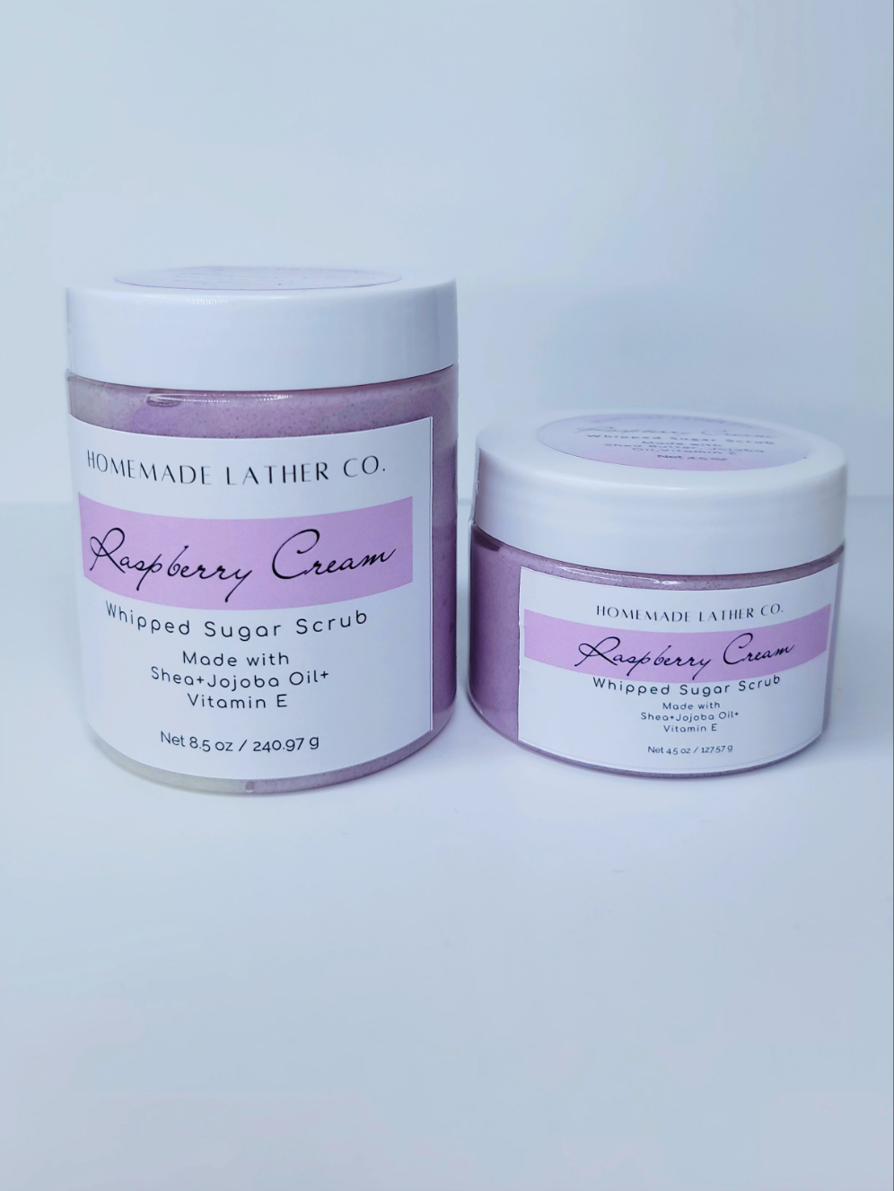 Raspberry Cream Whipped Sugar Scrub