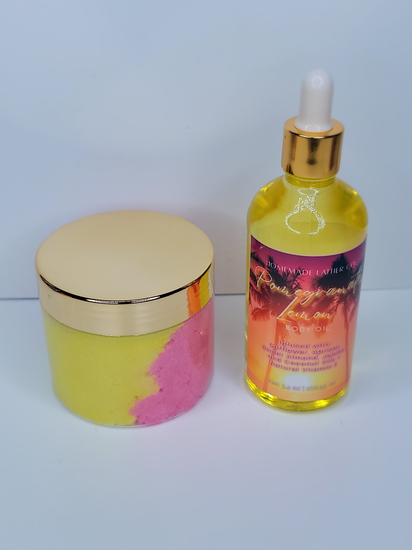 Pomegranate Lemon |Tropical Luxe Whipped Sugar Scrub