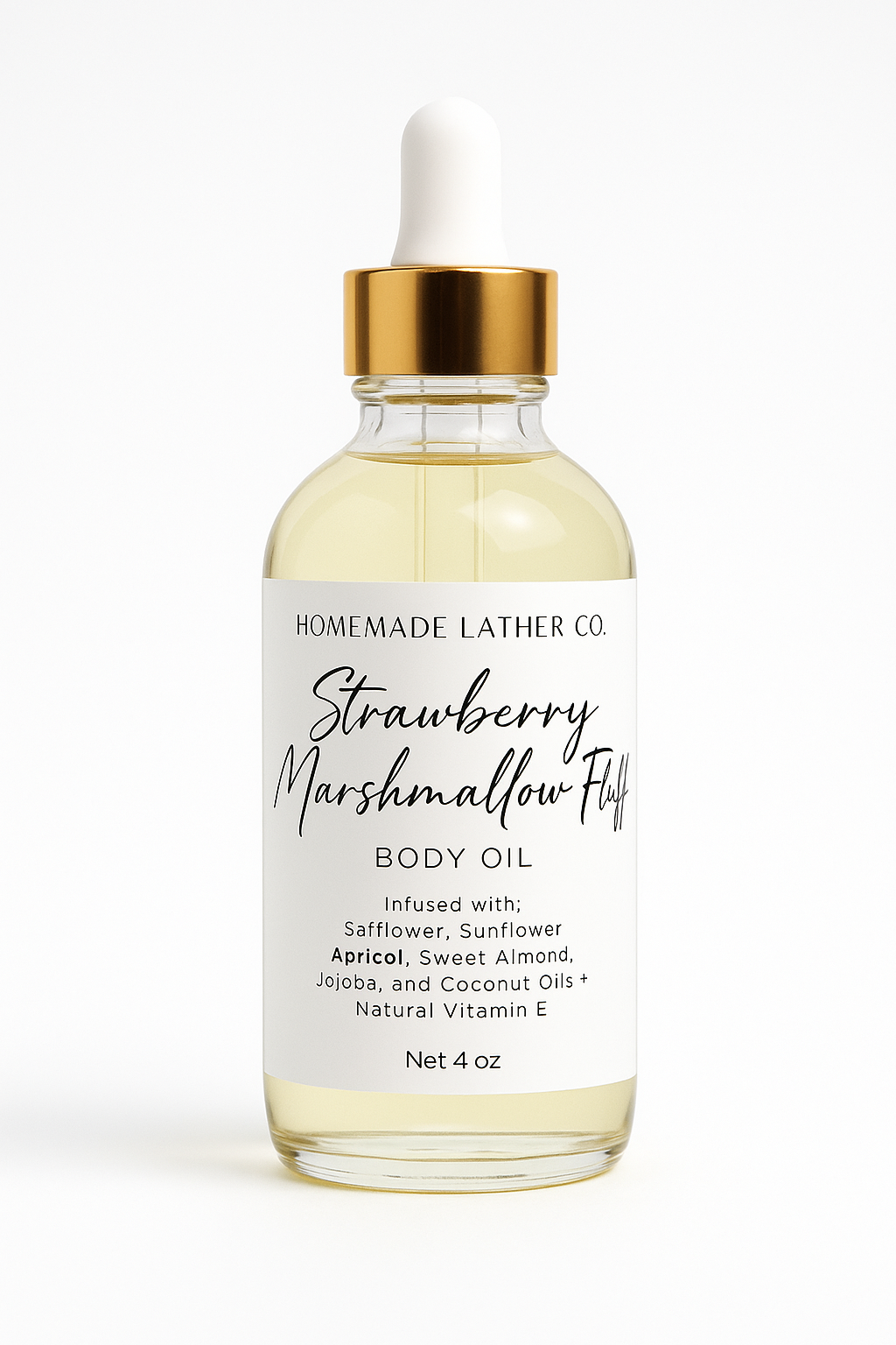 Strawberry Marshmallow Fluff Body Oil