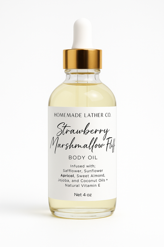 Strawberry Marshmallow Fluff Body Oil