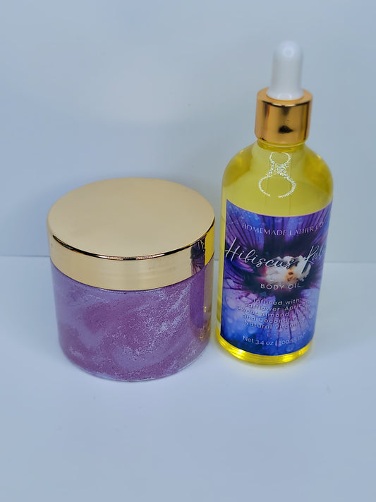 Hibiscus Rain|Tropical Luxe Whipped Sugar Scrub