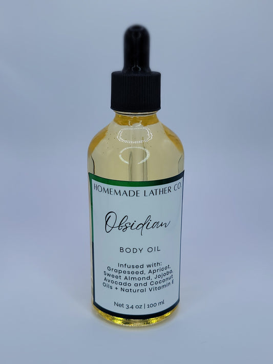 Obsidian Men’s Body Oil – The Gentlemen's REserve