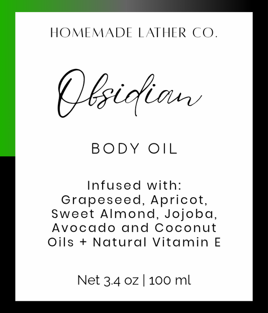 Obsidian Body Oil