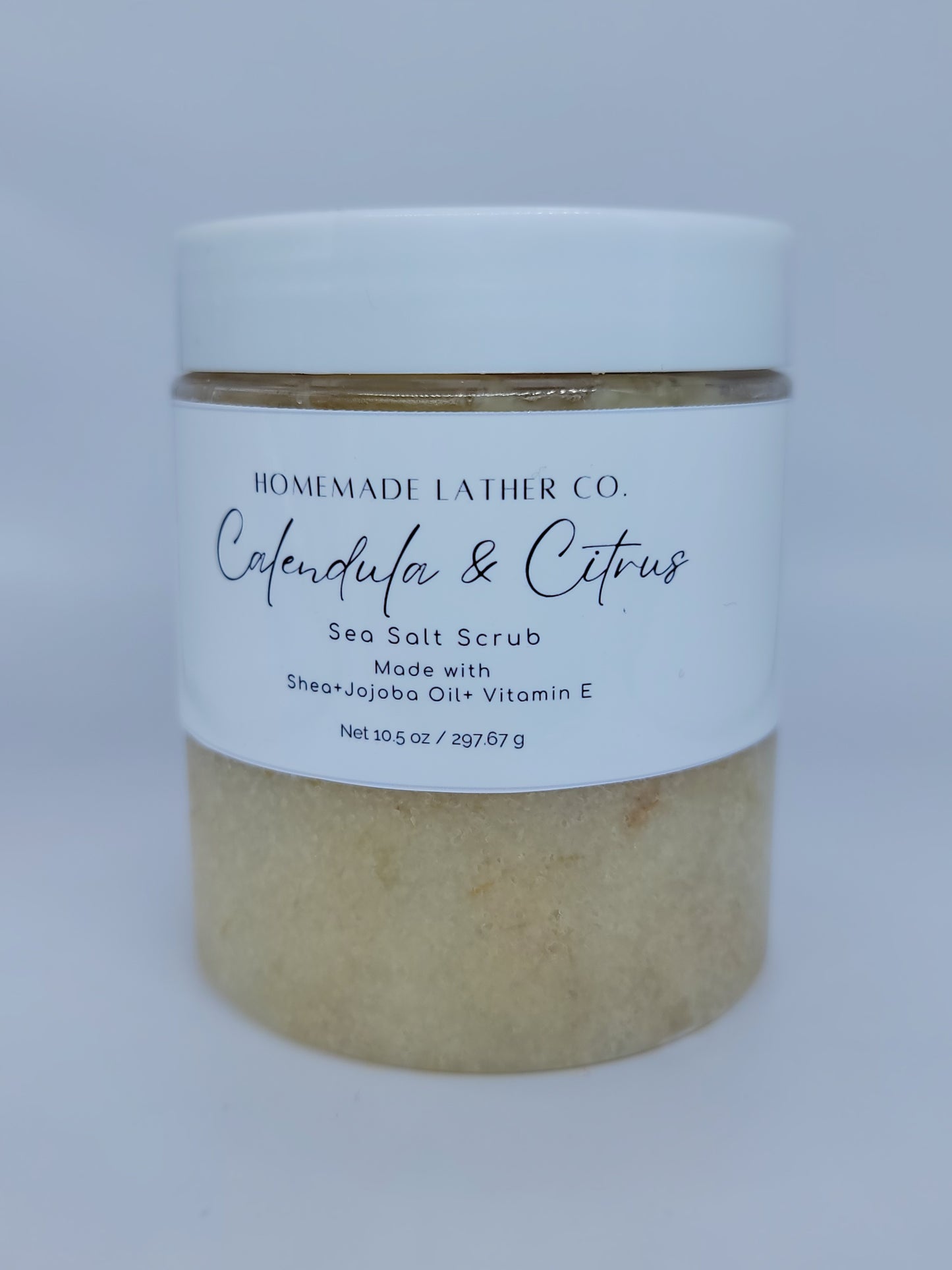 Calendula and Citrus Sea Salt Scrub