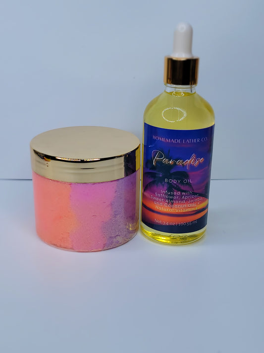 Paradise |Tropical Luxe Whipped Sugar Scrub